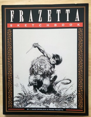 FRAZETTA SKETCHBOOK Vol 1 - 2013 FIRST PRINTING PAPERBACK
