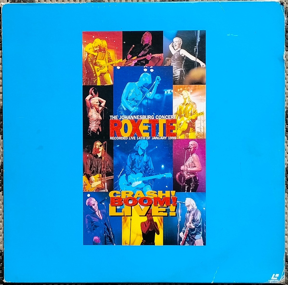 ROXETTE Laserdisc Crash Boom Live! Johannesburg Concert Japan LD