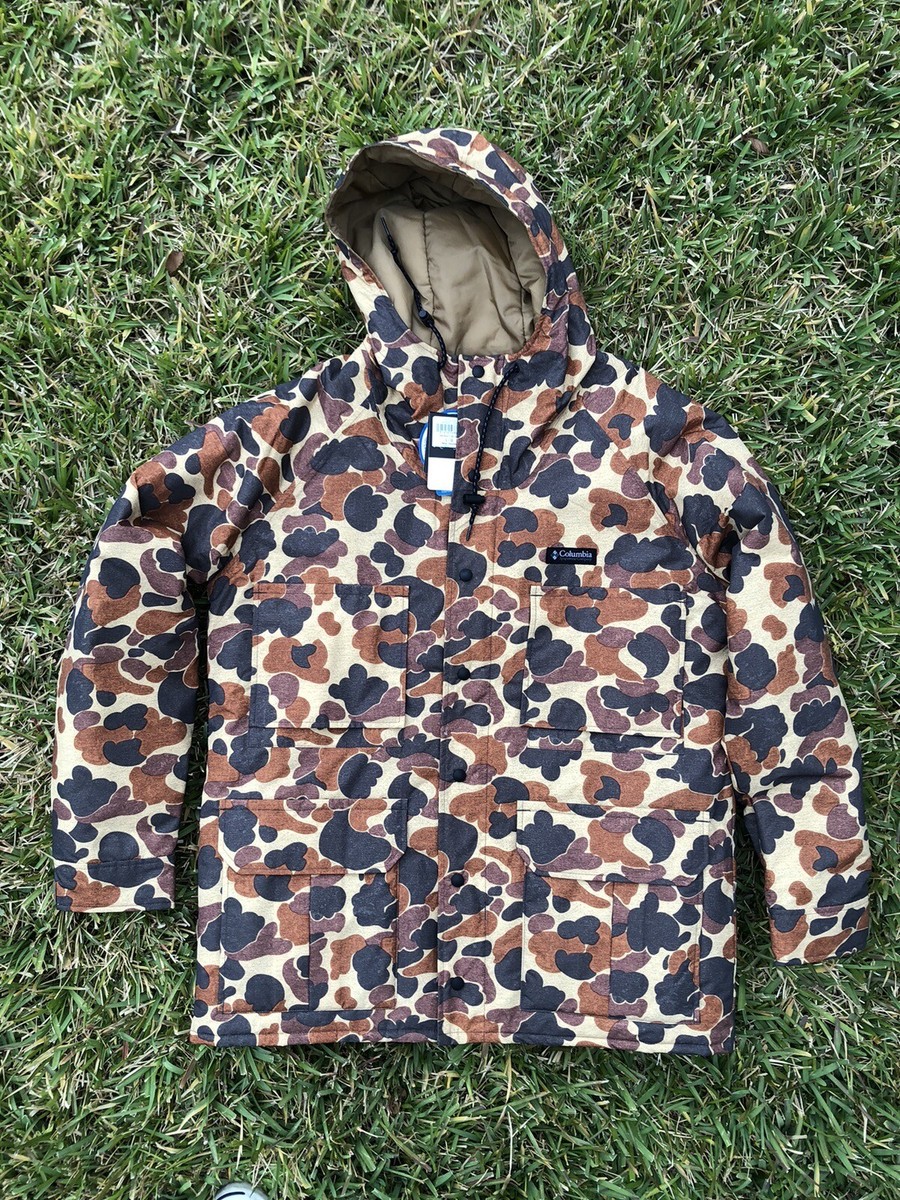 Columbia Men Delta Marsh 1983 Multicolor Camouflage Ski Parka