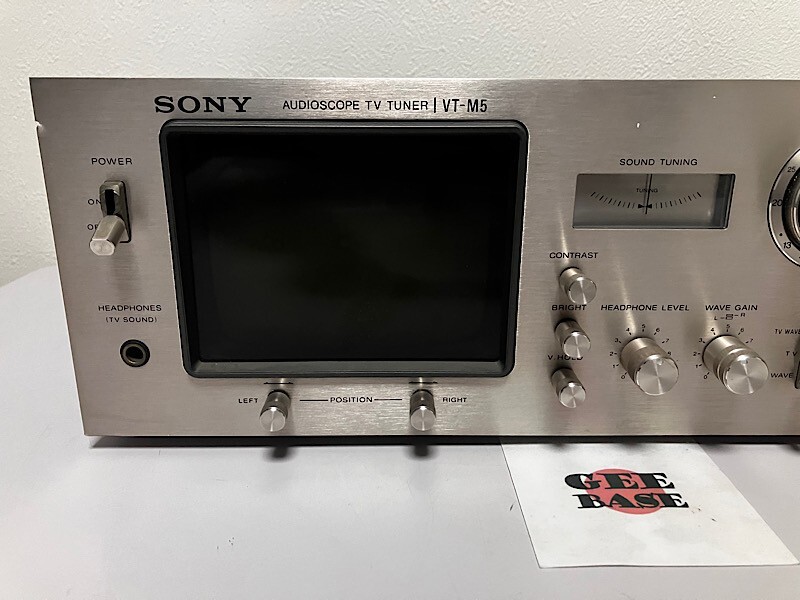 Sony Audioscope TV Tuner VT-M5 High End Vintage ((NOT TESTED