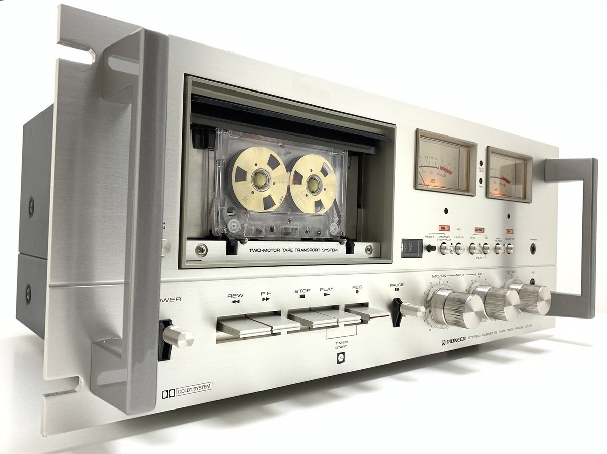 PIONEER CT-97 Rack 2 Motor 2 Head Stereo Tape Deck Vintage 1976