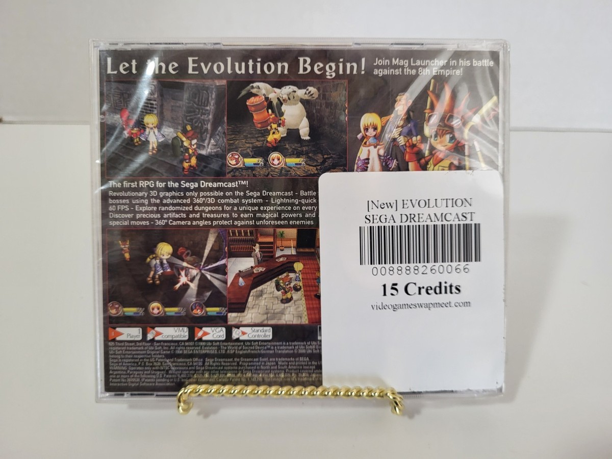 Evolution: The World of Sacred Device (Sega Dreamcast, 1999) for