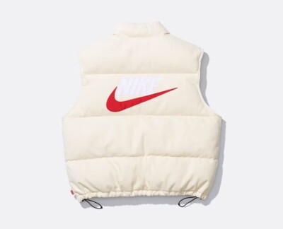 Supreme x Nike Denim Puffer Vest S-XXL Limited 2024 SS Japan
