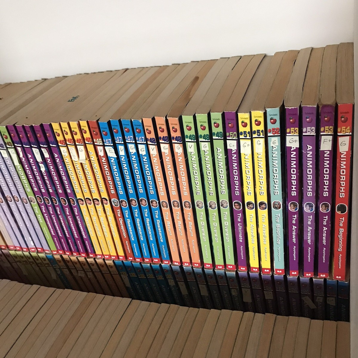 Animorphs books 1st Edition Applegate YOU PICK Complete Set 1-54