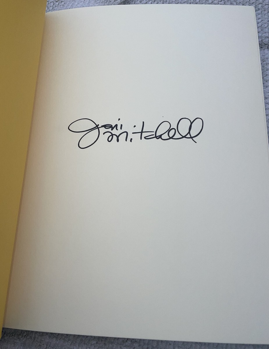 Joni Mitchell Signed Book Morning Glory On The Vine | eBay