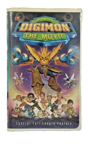 Digimon: The Movie (FOX KIDS, VHS, 2001) Digital Monsters | eBay