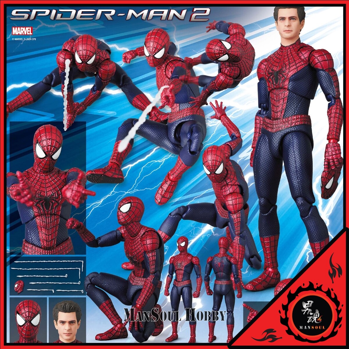 NEW AUTHENTIC MAFEX No.248 The Amazing Spider-Man 2 2025 Edition