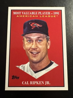 2025 Topps Update Series 1991 MVP MV-27 Cal Ripken Jr | eBay