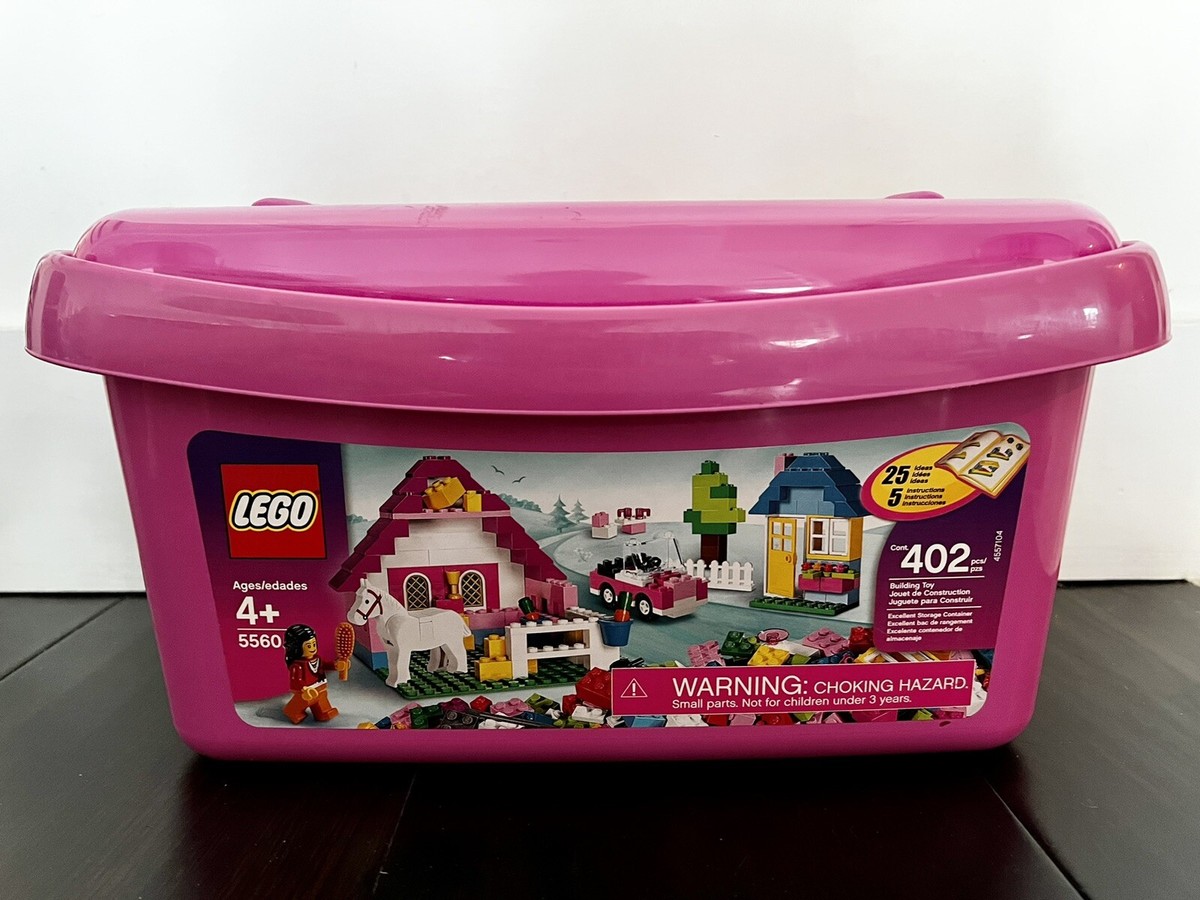 LEGO 5560 - Creator: Basic Set (Girls) - Large Pink Brick Box