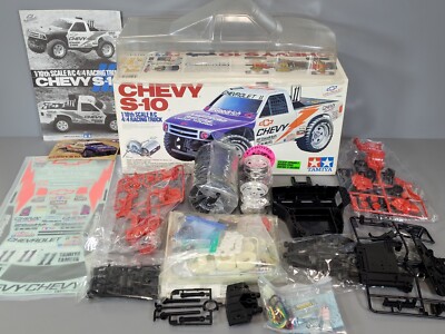 Rare Vintage New Tamiya 1/10 R/C Chevrolet Chevy S-10 4x4 Racing