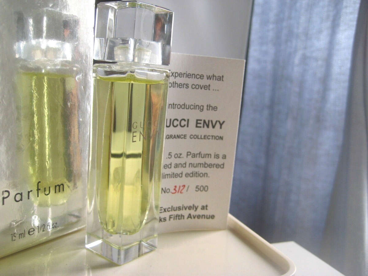 🎁Vintage New 0.5 oz 15ml **PARFUM** Vintage Gucci Envy pure