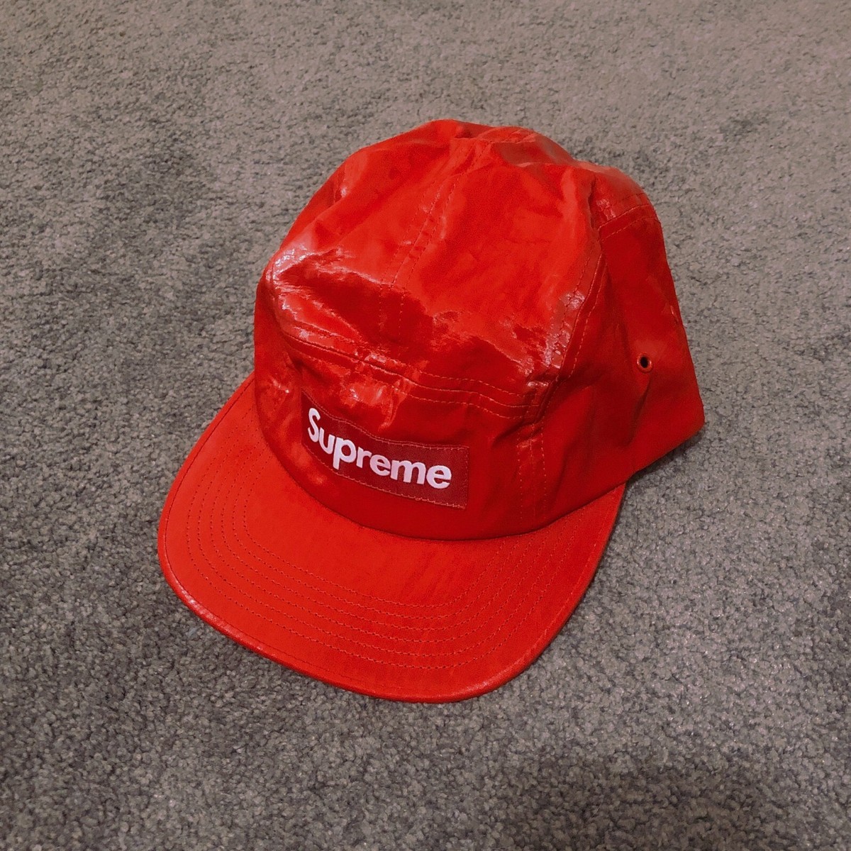 Supreme flat cap - Red (Second-hand) | eBay