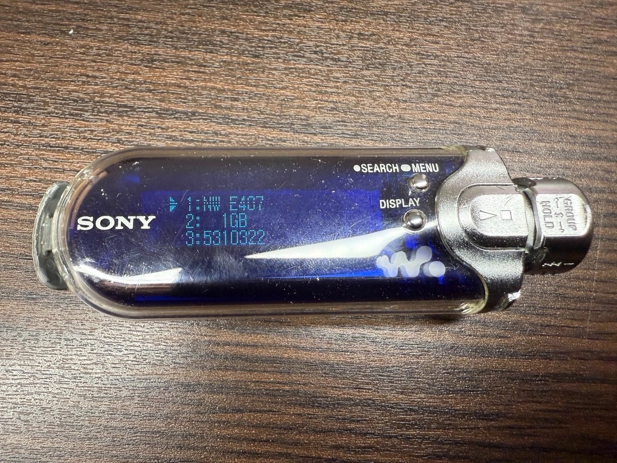 SONY NW-E407 デジタルオーディオプレーヤー SONY NW-E407(JE)（ブルー