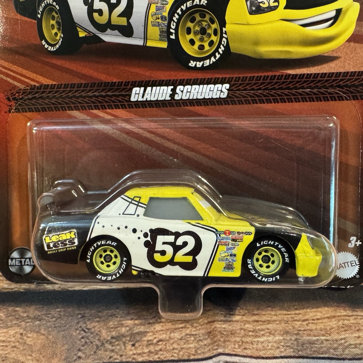 Disney Pixar Cars Claude Scruggs #52 Leak Less Die-Cast Vehicle