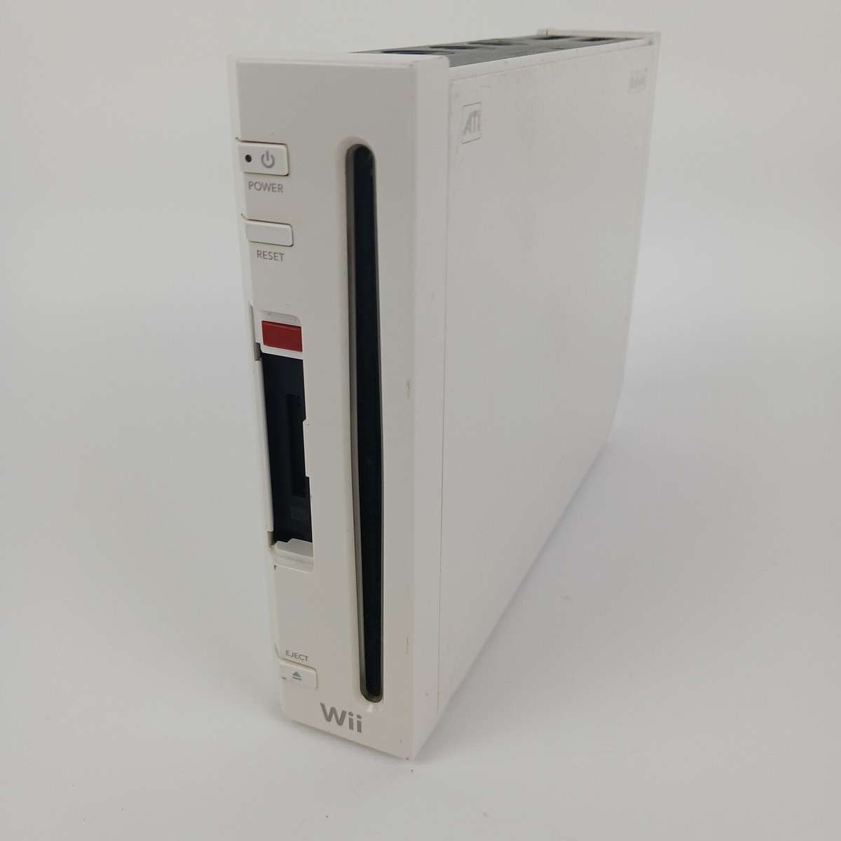 Nintendo Wii White Gaming Console Model RVL-001 Untested For Parts