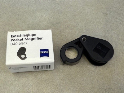 Zeiss 10x Triplet Loupe D40 Limited Edition In Black | eBay