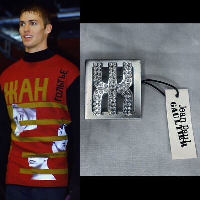 Jean Paul Gaultier - 1986/87 - Russian Constructivism Logo Pin
