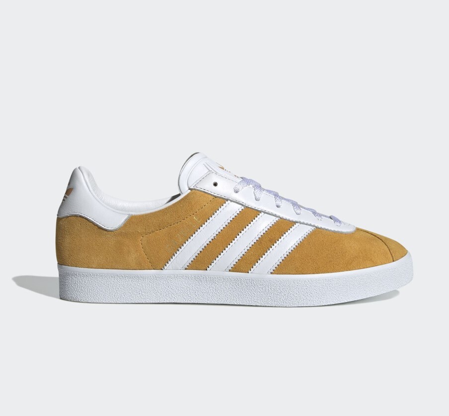 adidas Originals GAZELLE 85 gum MEN'S SHOES suede casual yellow