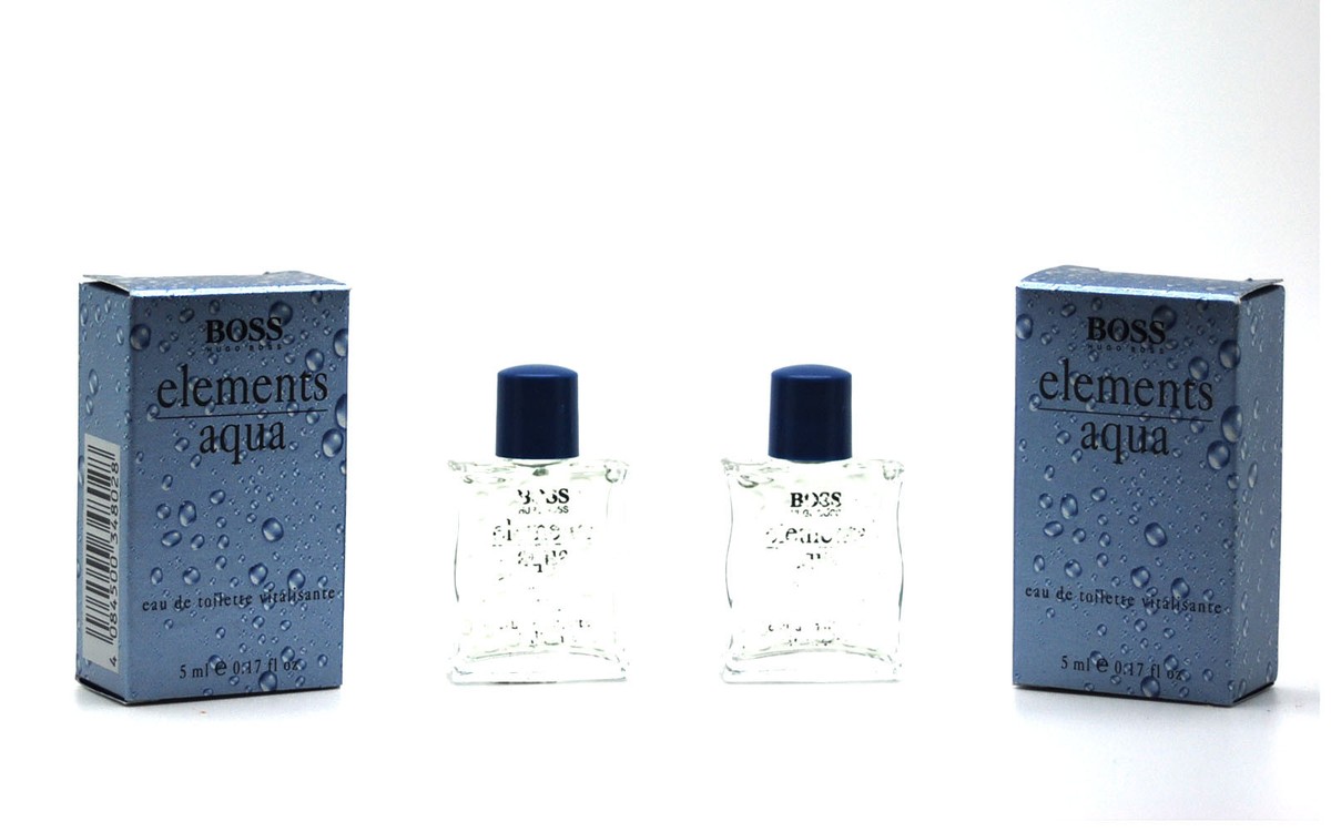 Elements Aqua by Hugo Boss 0.17 oz, 5 ml Eau De Toilette Mini