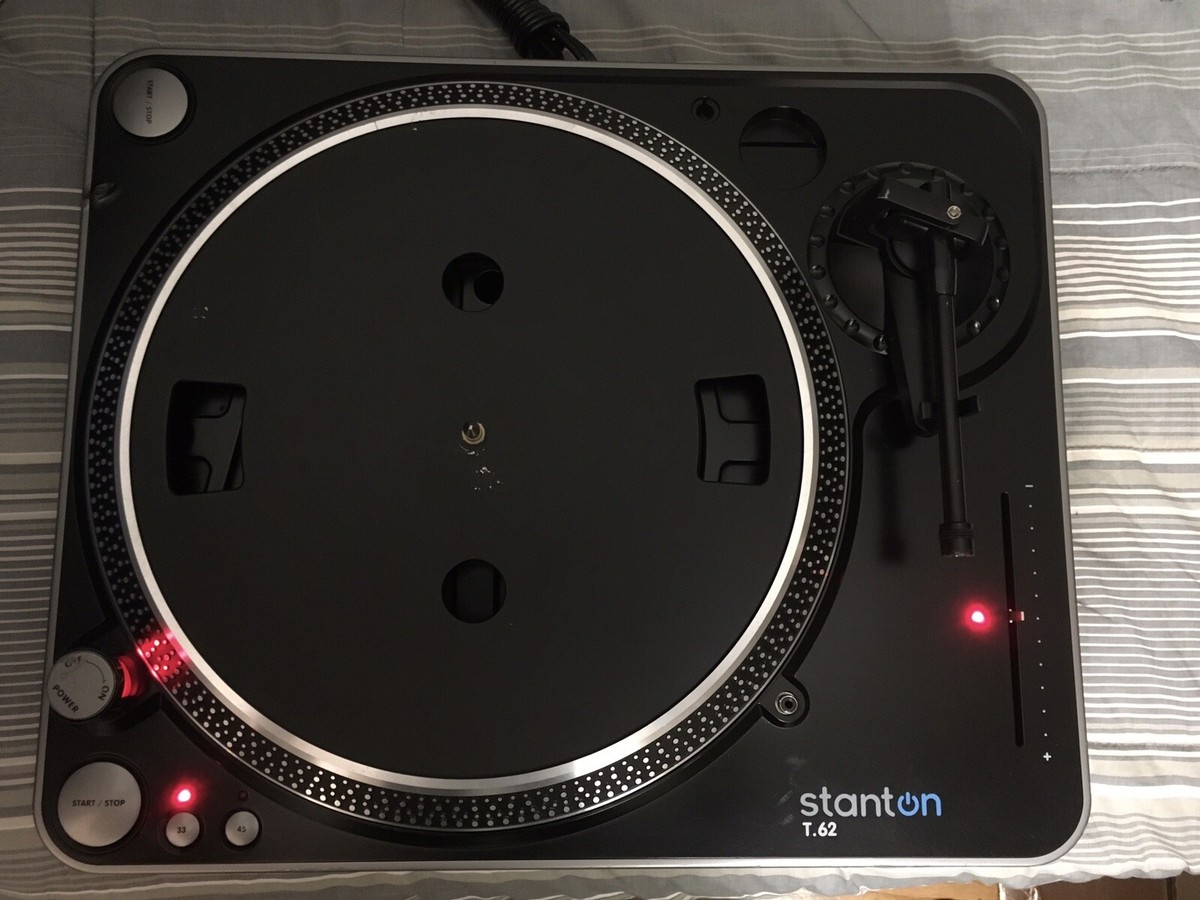 STANTON T.62 TURNTABLE DJ RECORD PLAYER WITH PITCH CONTROL T62 | eBay
