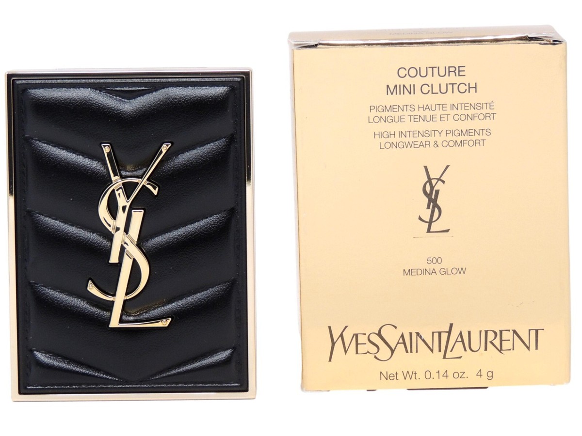 YSL YVES SAINT LAURENT COUTURE MINI CLUTCH #500 MEDINA GLOW 4g
