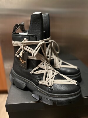 Rick Owens x Dr Martens 1460 DMXL MegaLace Boot 'Black' | eBay