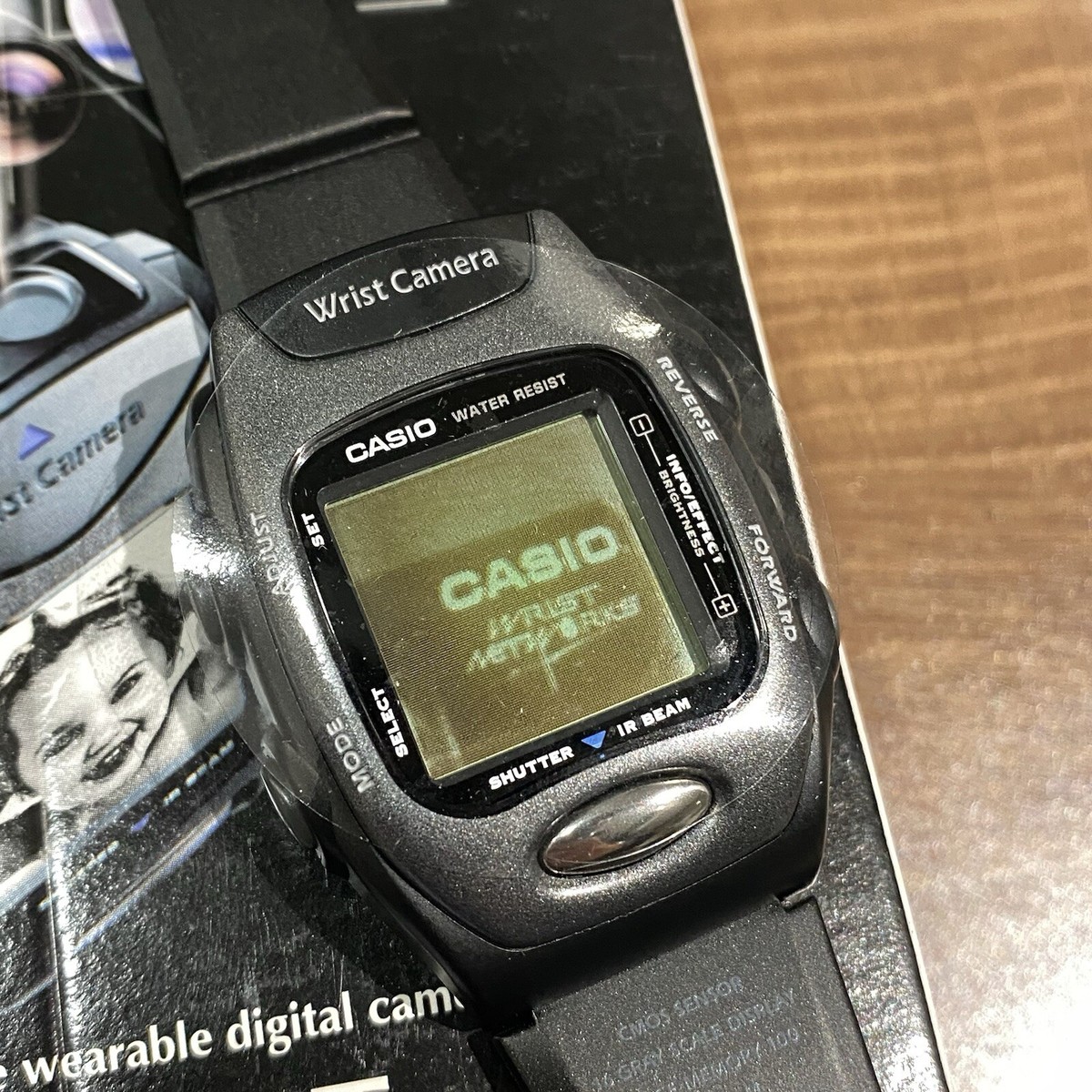 CASIO WQV-2-1 Wrist Camera Digital Watch Rare Vintage New In Box