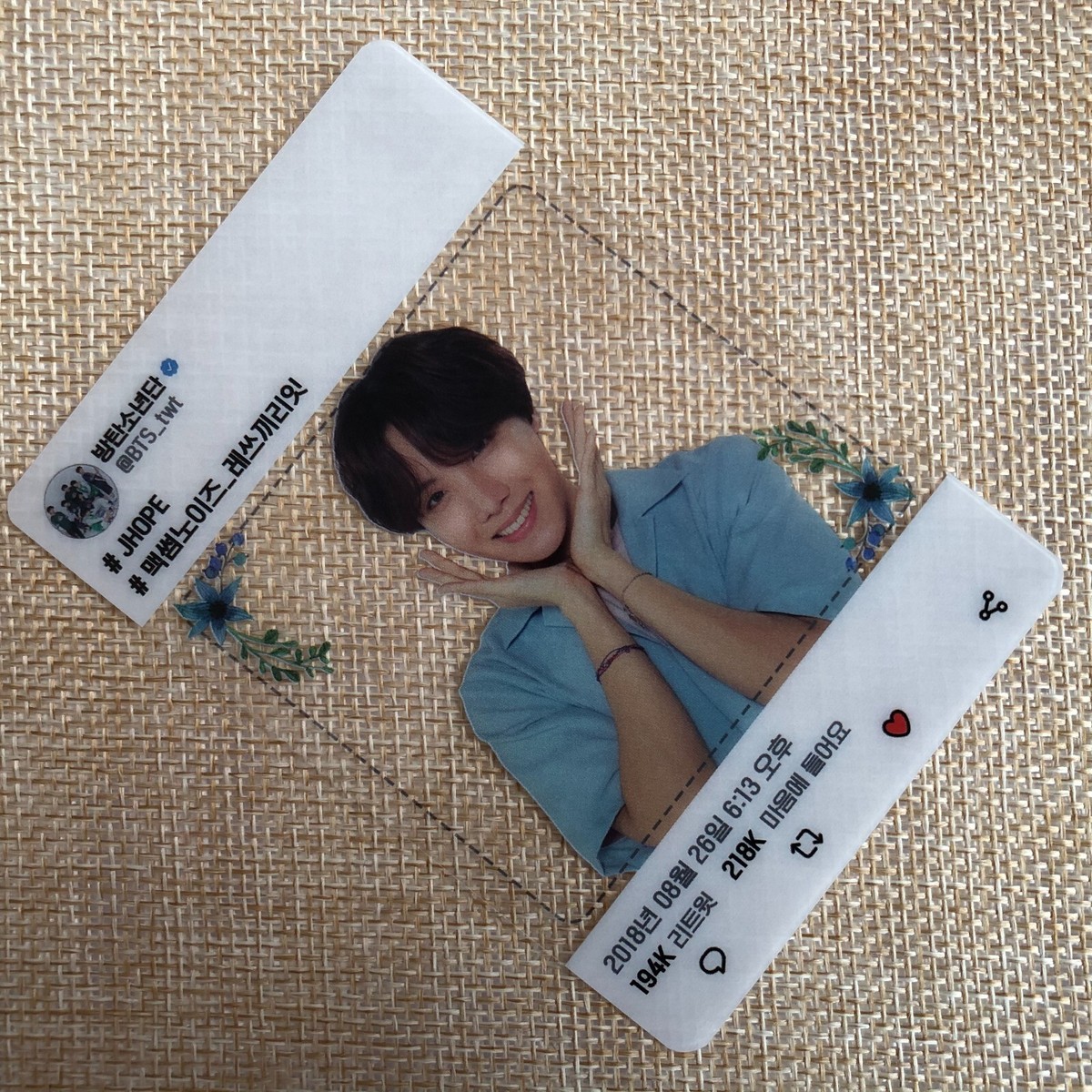 BTS J-HOPE [Love Yourself] Official Army Booth Transparent