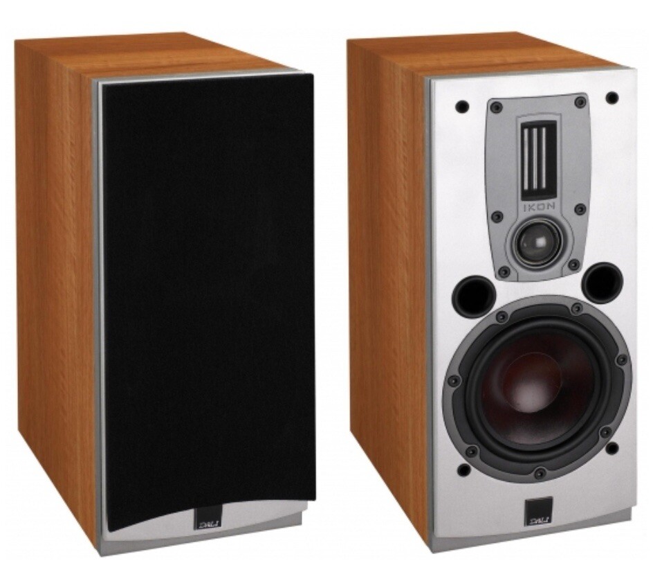 DALI IKON 1 Light Walnut Bookshelf Speakers | eBay