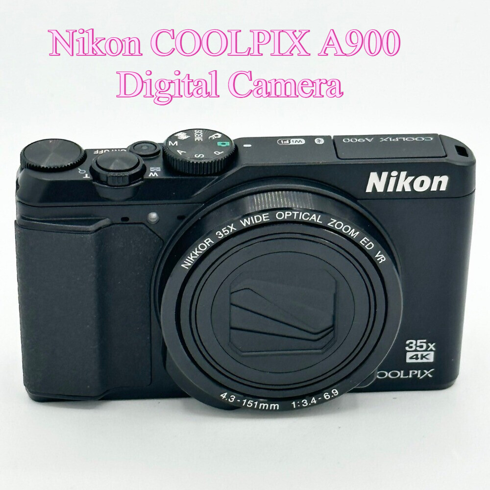 Nikon COOLPIX A900 Digital Camera Built-in Wi-Fi YouTube Mode
