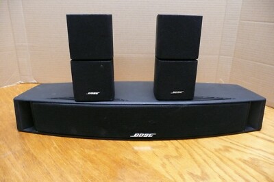 Bose VCS-10 Center Speaker, (2) Double Cube W/Stands Nice! | eBay