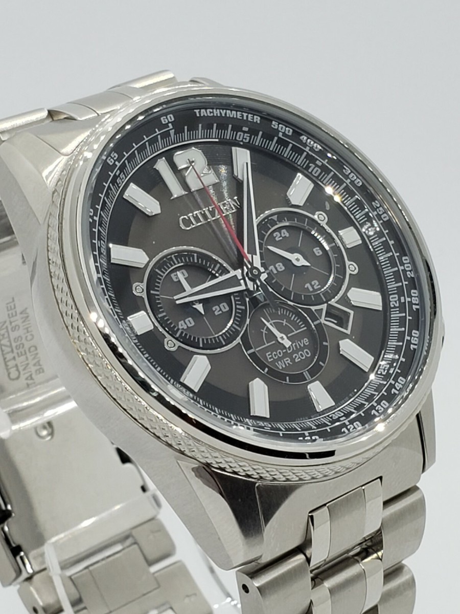 Men's Citizen EcoDrive Nighthawk Chronograph Watch B620-S111692