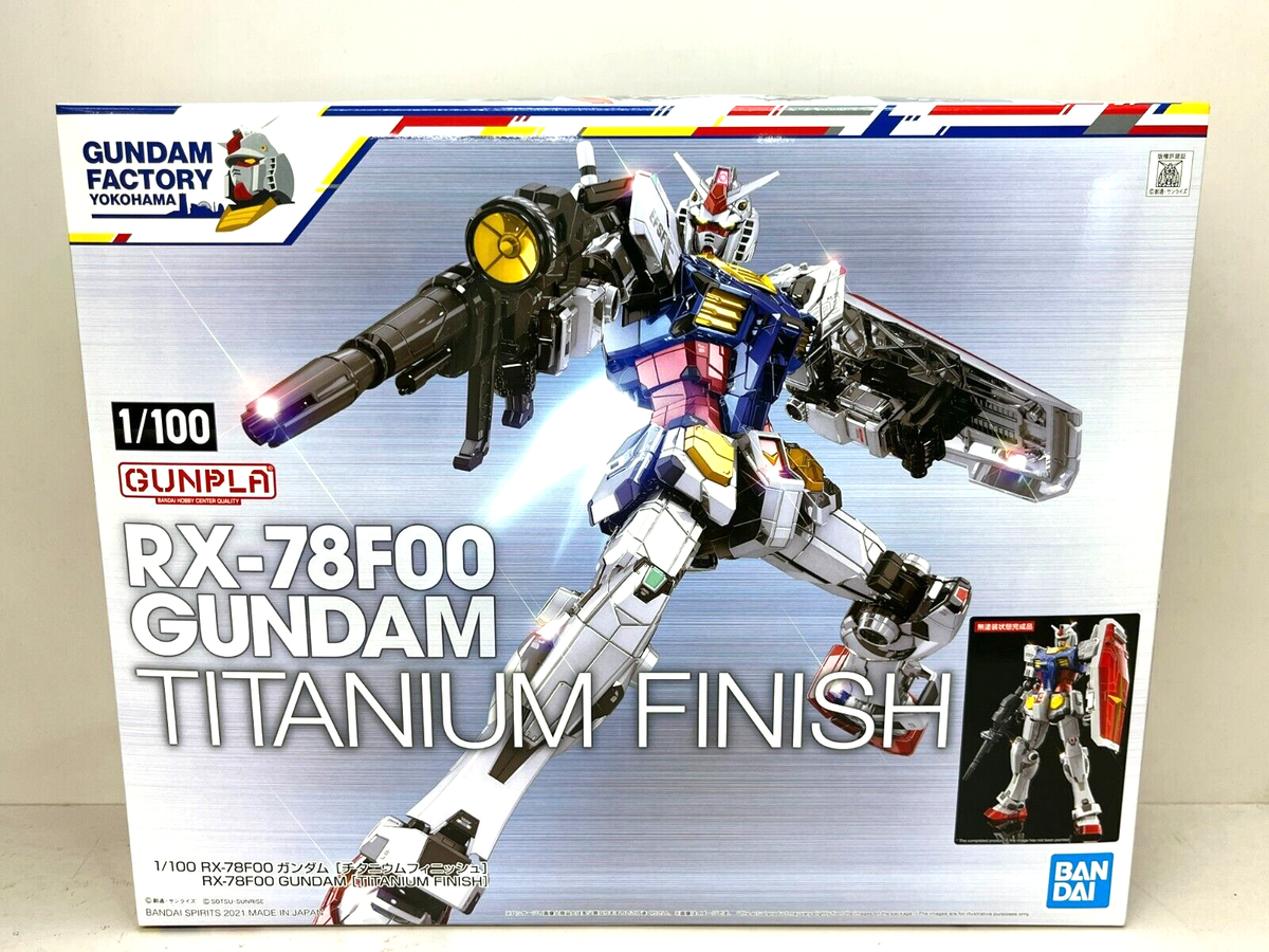 GUNDAM FACTORY YOKOHAMA 1/100 RX-78F00 Gundam Titanium Finish