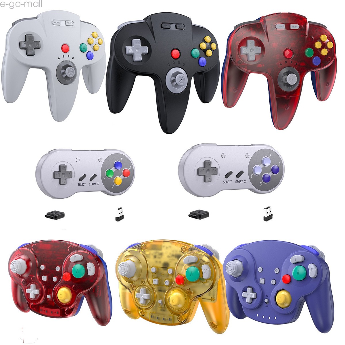 Wireless N64/SNES /GAMECUBE NGCController for Switch PC MAC