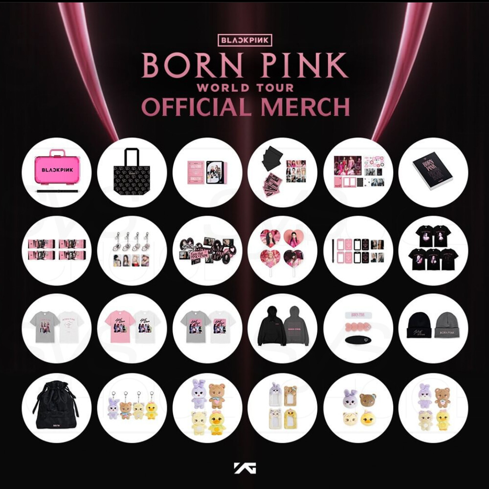 BLACKPINK BORN PINK TOUR Official MD +Tracking Number | eBay
