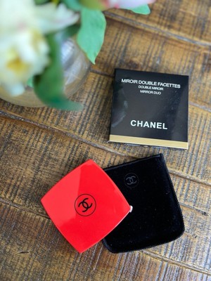 CHANEL Mirror Duo Compact Double Facette Makeup Red | eBay