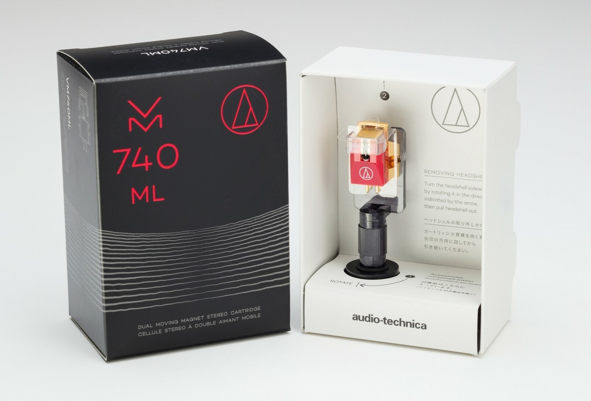 Audio Technica AT VM740ML Moving Magnet Cartridge New VM Range