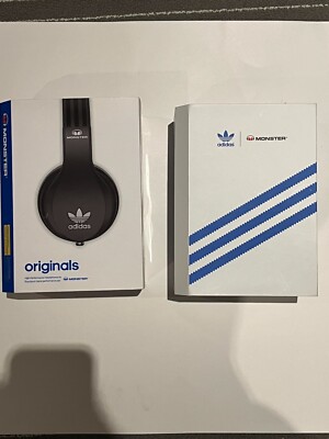 Monster X ADIDAS Black COLOUR Over-Ear Headphones GOOD CONDITION