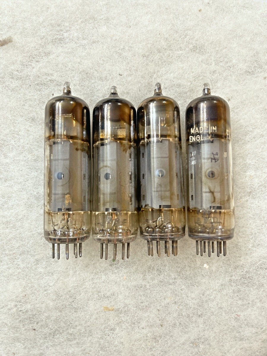 Mullard EL84 6BQ5 Square Getter Winkle Glass Strong Testing Values