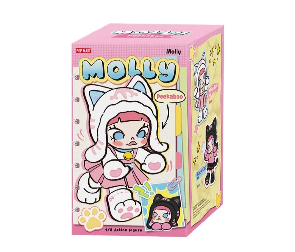 Authentic POPMART MOLLY Peekaboo 1/8 Action Figure Blind Box