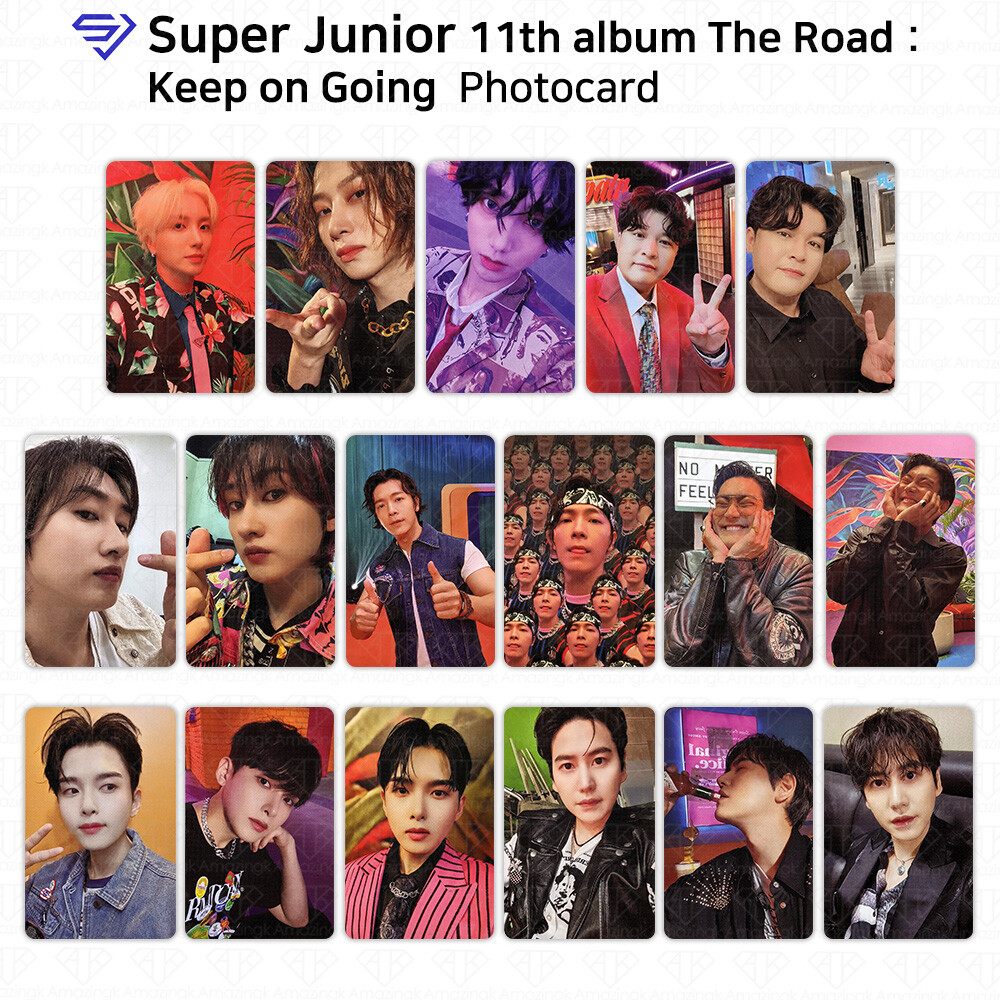 Super Junior 11th Album The Road Keep on Going Official Photocard