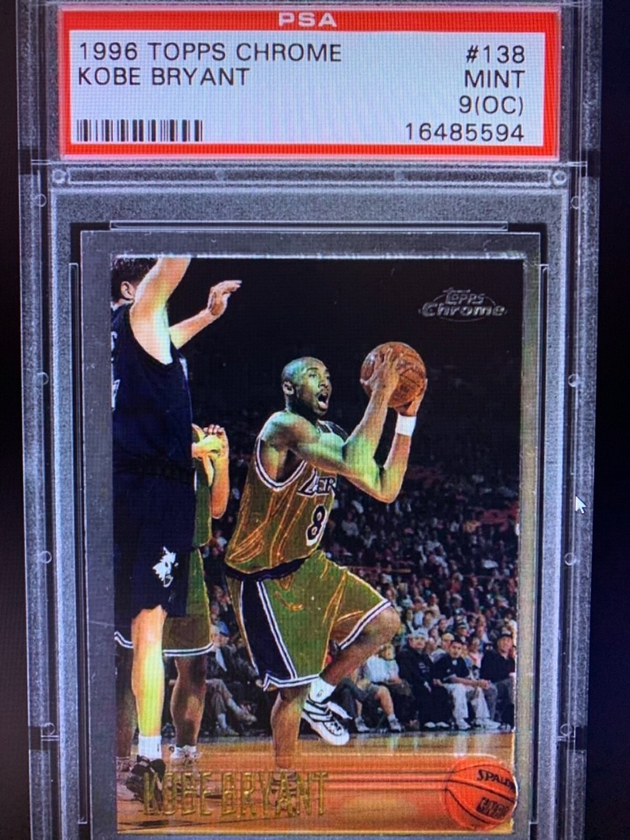 1996 Topps Chrome Kobe Bryant ROOKIE RC #138 PSA 9 MINT🔥🔥🔥 | eBay