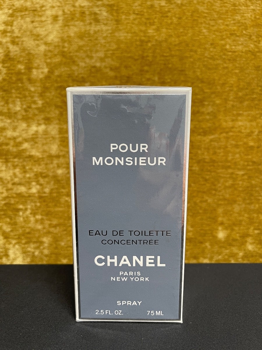 POUR MONSIEUR CHANEL Eau De Toilette Concentree Spray 75 ML /2.5