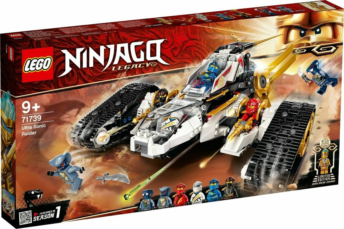 LEGO® NINJAGO® 71739 Ultraschall-Raider mit Golden Zane Legacy NEU