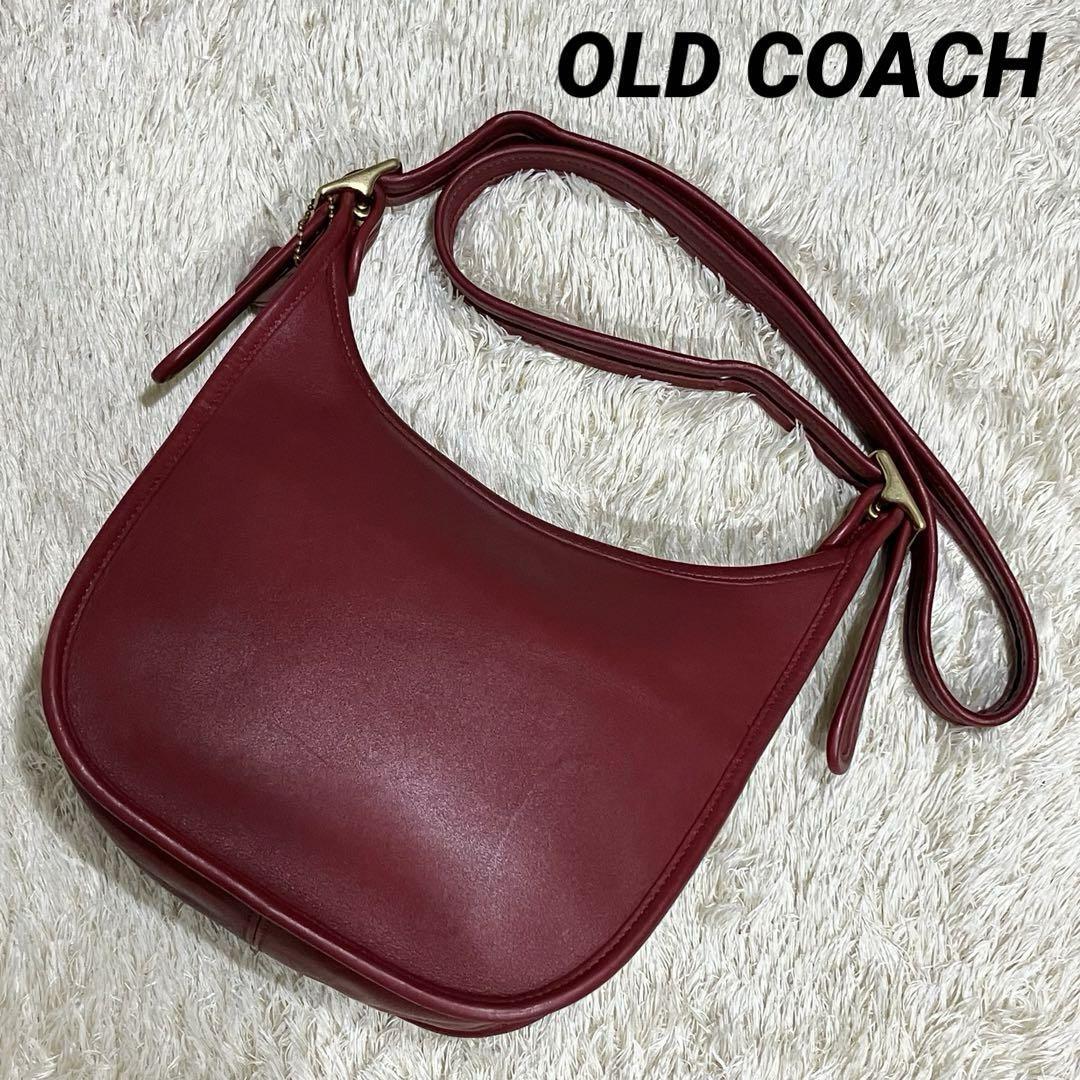 Vintage Coach 9950 Janice Legacy Shoulder Bag Red Leather for