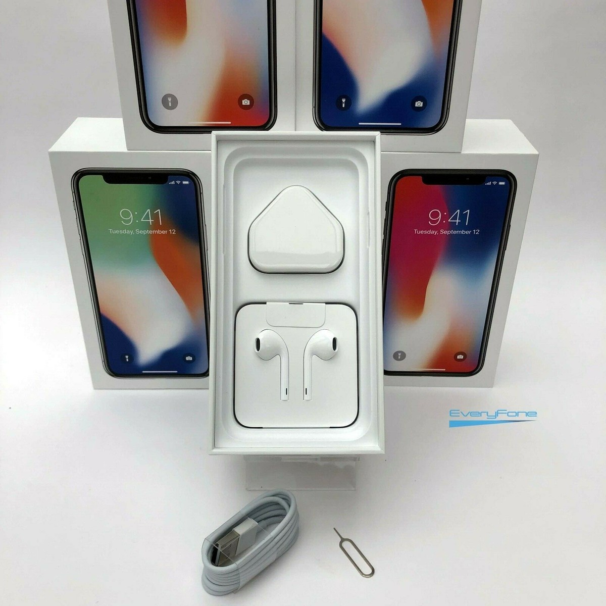 Original iPhone X box with Accessories 64GB 256GB | eBay