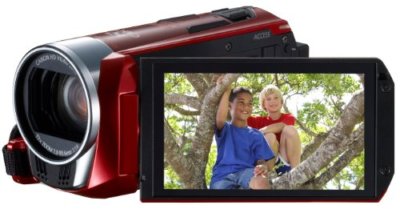Canon Digital Camcorder iVIS HF R31 Red 32X Zoom Full Flat Touch