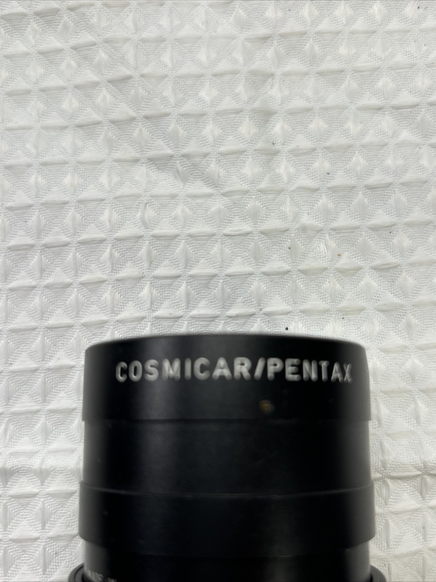 COSMICAR/PENTAX TV VIDEO TV ZOOM LENS ES OPTICS AS PICTURED 12.5