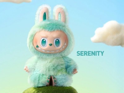 POP MART LABUBU Big into Energy Plush Pendant 7 Types LOVE HOPE