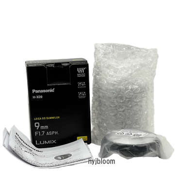 New PANASONIC Leica DG SUMMILUX 9mm F1.7 Asph. Lens (H-X09) Micro
